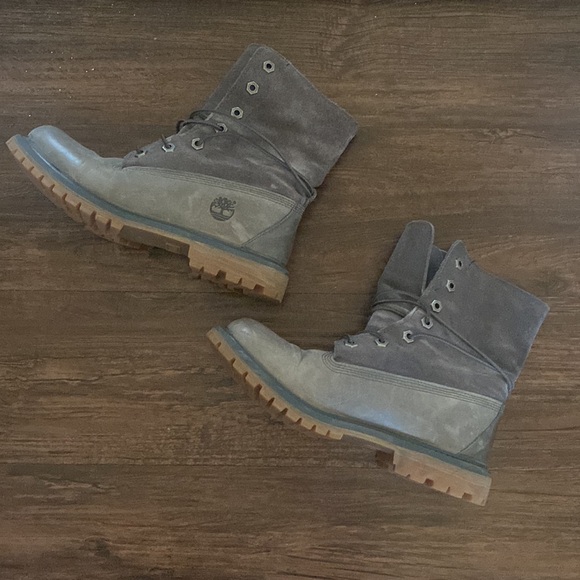 Grey Timberlands GUC size 7 - Picture 5 of 10